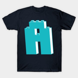 THE LETTER A, Customize My Minifig T-Shirt